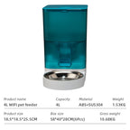 Wifi Smart APP Pet Feeder Household use Microchip Dog Automatic Pet Feeder Automatic Pet Feeder