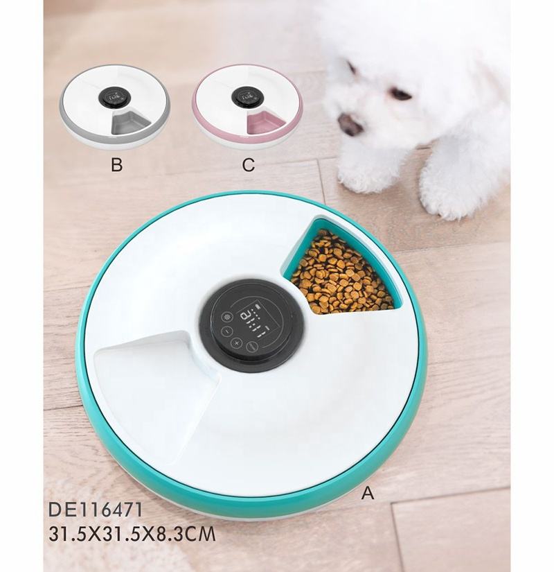 Automatic 6-Tray Pet Feeder — Timed Electric Bowl for Cats & Dogs