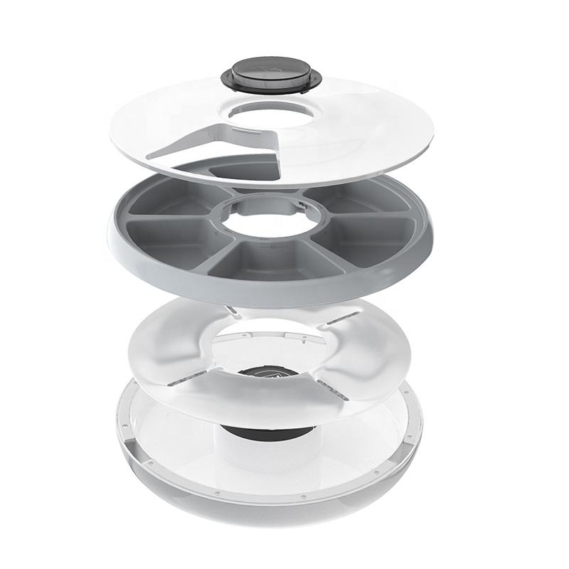 Automatic 6-Tray Pet Feeder — Timed Electric Bowl for Cats & Dogs