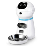 Smart Automatic Pet Feeder — 3.5L with Voice Recorder & Stainless Steel Bowl