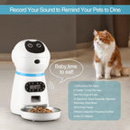 Smart Automatic Pet Feeder — 3.5L with Voice Recorder & Stainless Steel Bowl